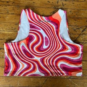 Freedom ravewear crop top